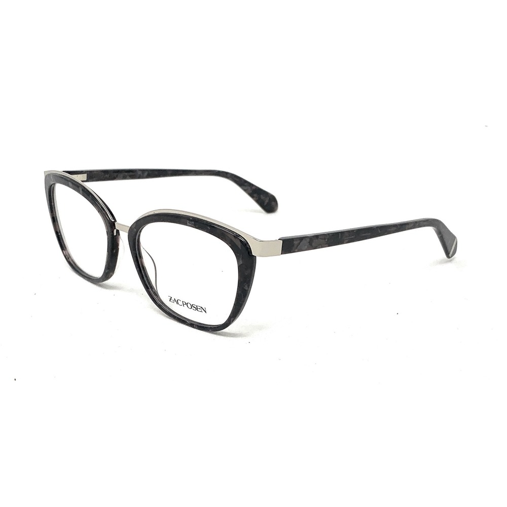 New Zac Posen Women's Cat Eye Eyeglasses Frames Zeze Mi Midnight 53mm
